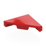 Tile 45° Cut 2 x 2 (Triangle) — Red