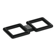 Double Squares (Brickheadz Glasses) — Black