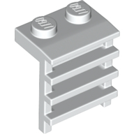 Plate Special 1 x 2 with Ladder — White