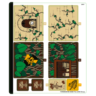 Sticker Sheet for Set 76384-1 — (Not Applicable)