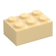 Brick 2 x 3 — Tan