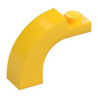 Brick Arch 1 x 3 x 2 Curved Top — Yellow