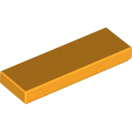Tile 1 x 3 — Bright Light Orange