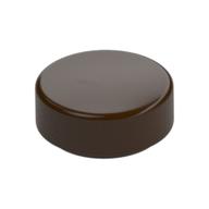 Tile Round 1 x 1 — Dark Brown