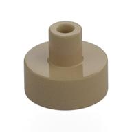 Tile Round 1 x 1 with Hollow Bar — Dark Tan
