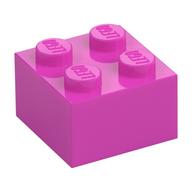 Brick 2 x 2 — Dark Pink