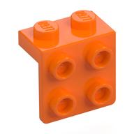 Bracket 1 x 2 - 2 x 2 — Orange