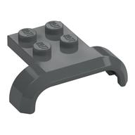 Wheel Arch, Mudguard 3 x 4 with 2 x 2 Plate — Dark Bluish Gray