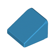 Slope 30° 1 x 1 x 2/3 (Cheese Slope) — Dark Azure