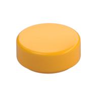 Tile Round 1 x 1 — Bright Light Orange