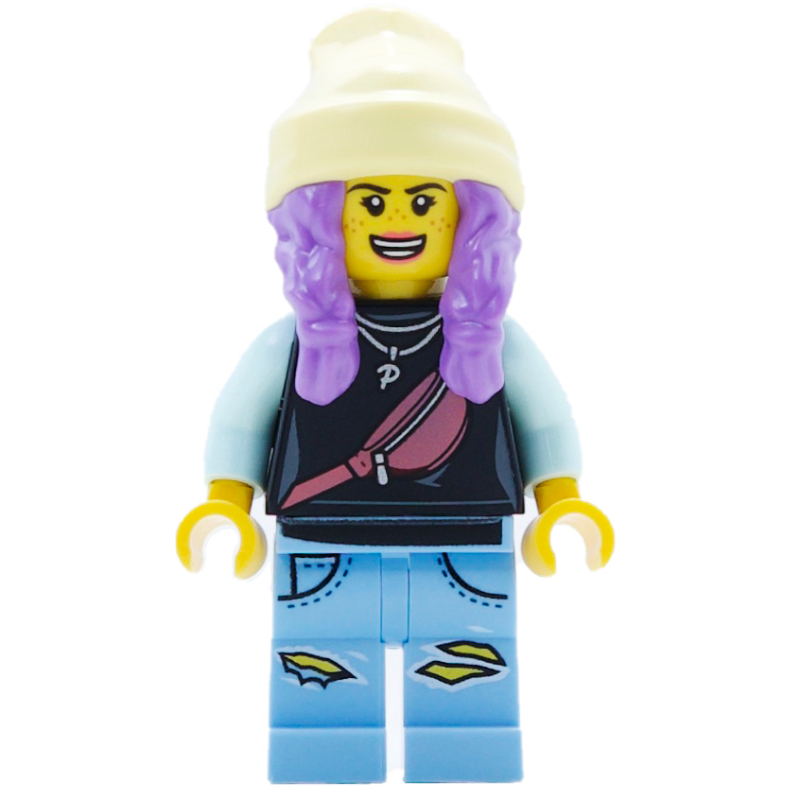 Parker L. Jackson - Black Top with Beanie (Open Mouth Smile / Scared)