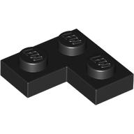 Plate 2 x 2 Corner — Black