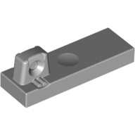 Hinge Tile 1 x 3 Locking with 1 Finger on Top — Light Bluish Gray