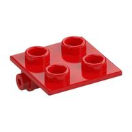 Hinge Brick 2 x 2 Top Plate Thin — Red