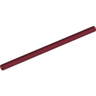 Hose Rigid 3mm D. 8L / 6.4cm — Dark Red