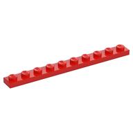 Plate 1 x 10 — Red