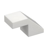 Slope 45° 2 x 1 with 2/3 Inverted Cutout and no stud — White