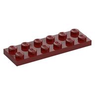 Plate 2 x 6 — Dark Red