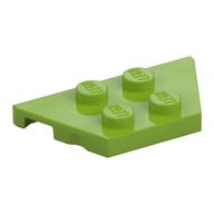 Wedge Plate 2 x 4 — Lime