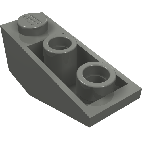 Slope Inverted 34° 3 x 1 with Internal Stopper — Dark Bluish Gray