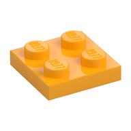 Plate 2 x 2 — Bright Light Orange