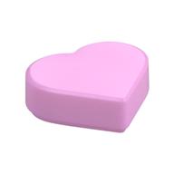 Tile 1 x 1 Heart — Bright Pink