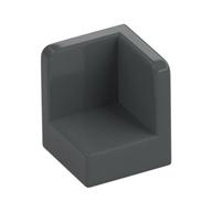 Panel 1 x 1 x 1 Corner — Dark Bluish Gray